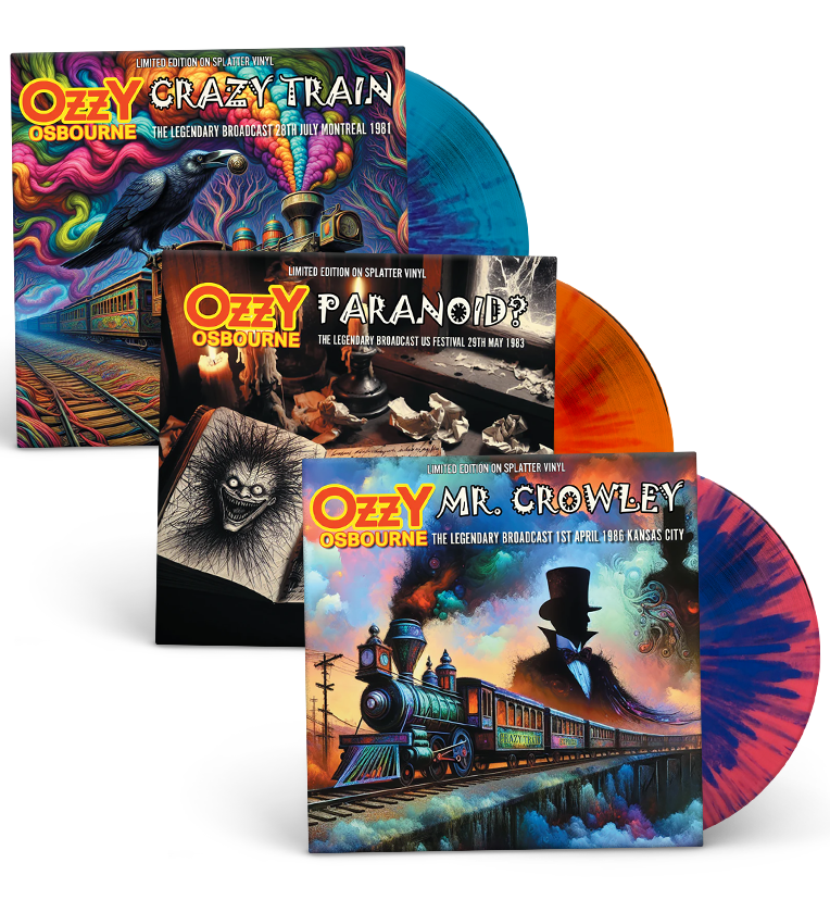 Ozzy Osbourne – Best Of Live, 1981–1986 (Limited Edition 3-LP Splatter Vinyl Bundle)