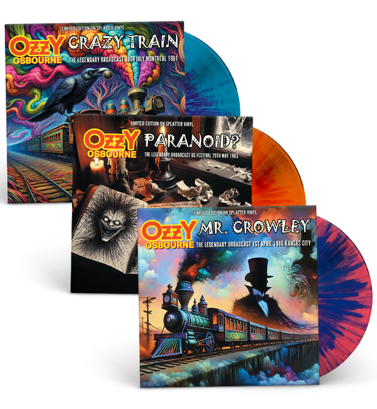 Ozzy Osbourne – Best Of Live, 1981–1986 (Limited Edition 3-LP Splatter Vinyl Bundle)