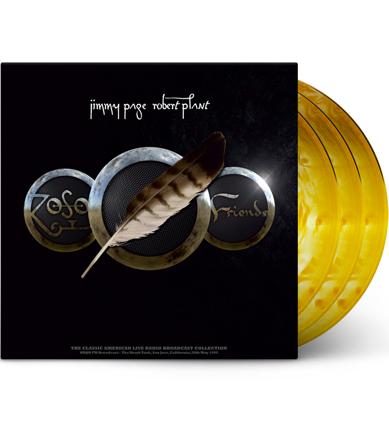 Jimmy Page & Robert Plant – ZOSO Friends (Limited Edition Triple-LP on 180g Yellow Cloudy Vinyl)