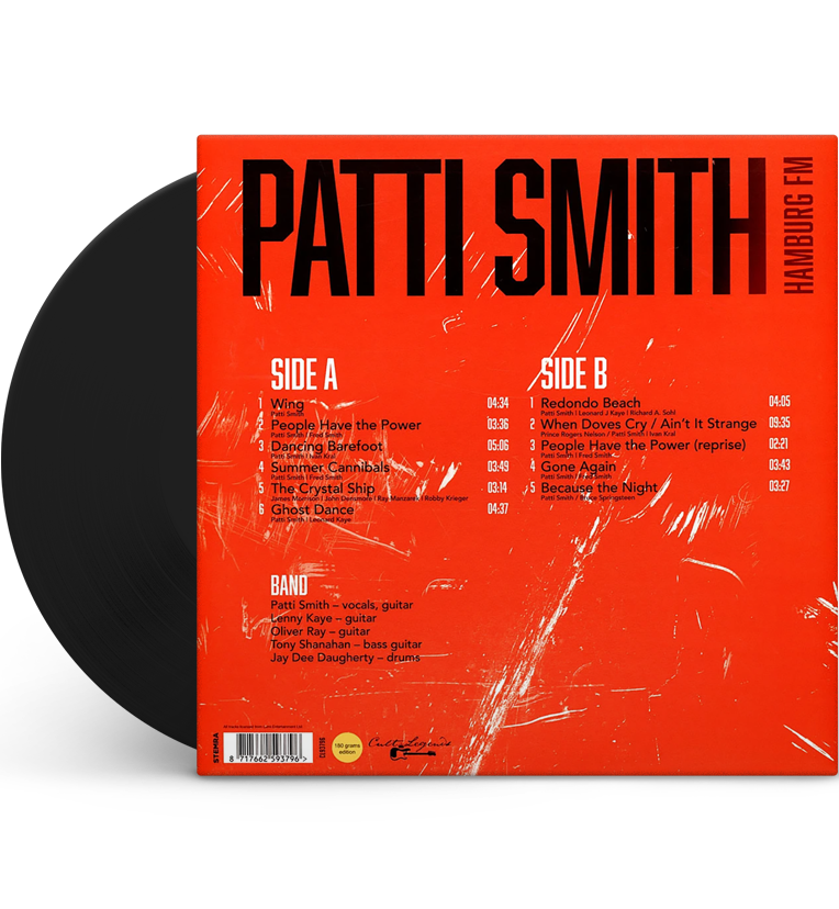 Patti Smith – Live in Hamburg, 1996 (12-Inch Album on 180g Vinyl)