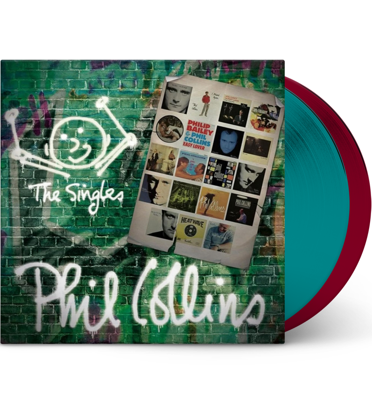 Phil Collins – The Singles (Limited Edition Double-LP on Transparent Petrol/Magenta Vinyl)