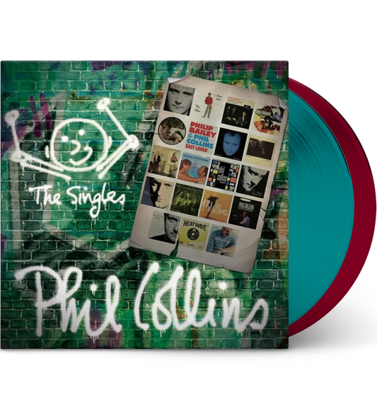 Phil Collins – The Singles (Limited Edition Double-LP on Transparent Petrol/Magenta Vinyl)