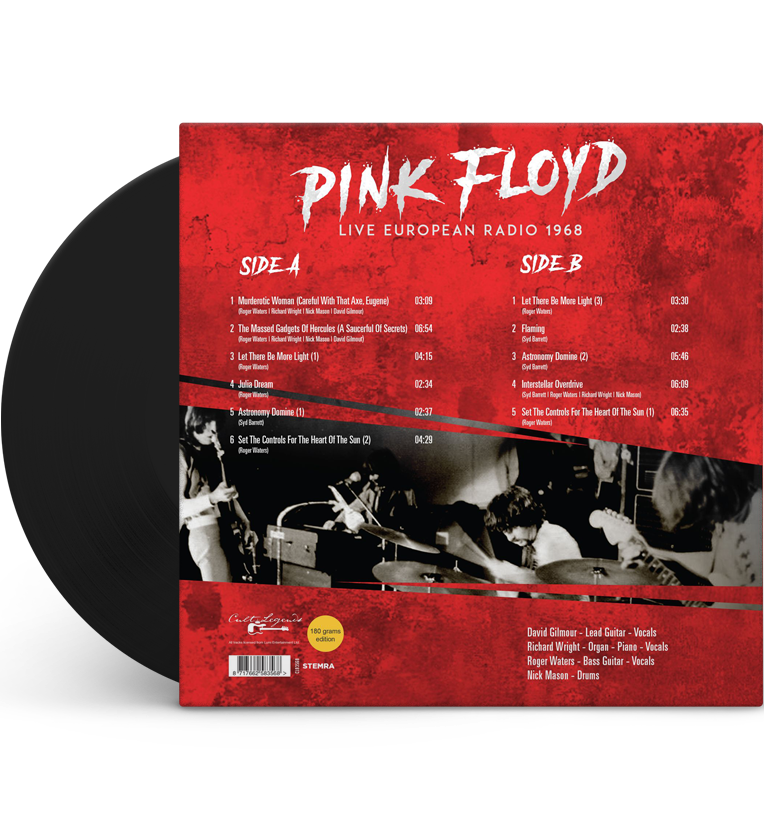 Pink Floyd – Live European Radio 1968 (12-Inch Album on 180g Vinyl)