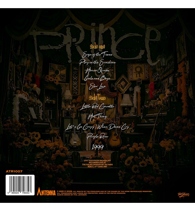 Prince – Prime Times: Live in Paris, 1987 (Limited Edition 12-Inch Album on Orange Vinyl)