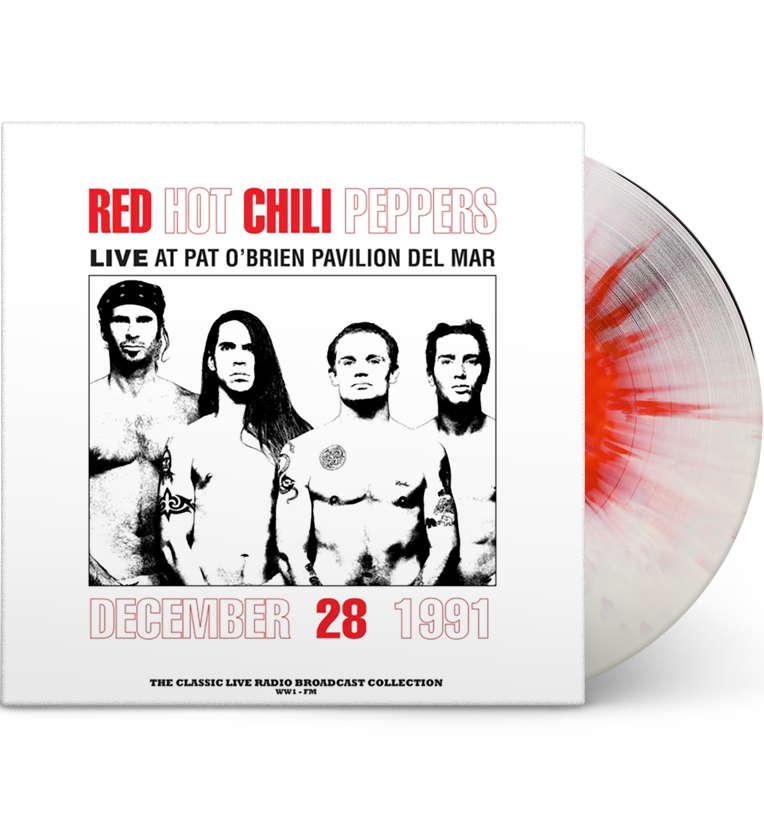 Red Hot Chili Peppers – Live at Pat O’Brien Pavilion, Del Mar, 1991 (Limited Edition 12-Inch Album on 180g White/Red Splatter Vinyl)