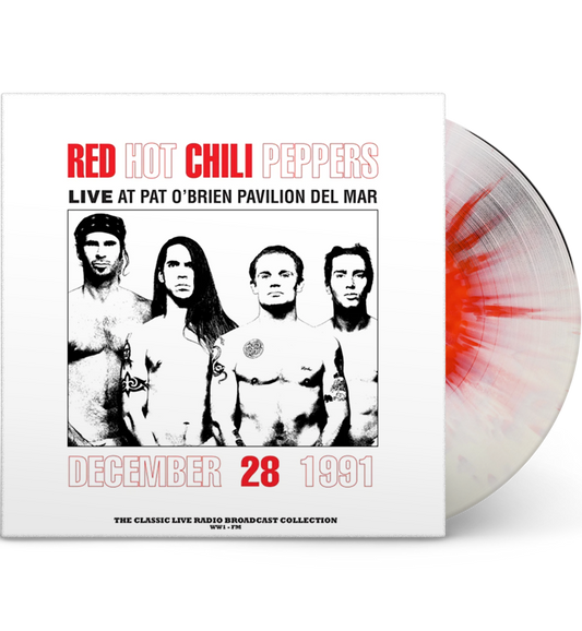 Red Hot Chili Peppers – Live at Pat O’Brien Pavilion, Del Mar, 1991 (Limited Edition 12-Inch Album on 180g White/Red Splatter Vinyl)