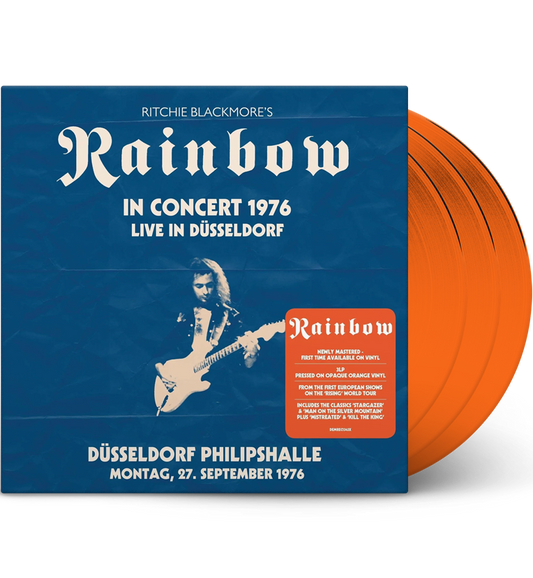 Ritchie Blackmore’s Rainbow – Live in Dusseldorf 1976 (Triple-LP on Opaque Orange Vinyl)