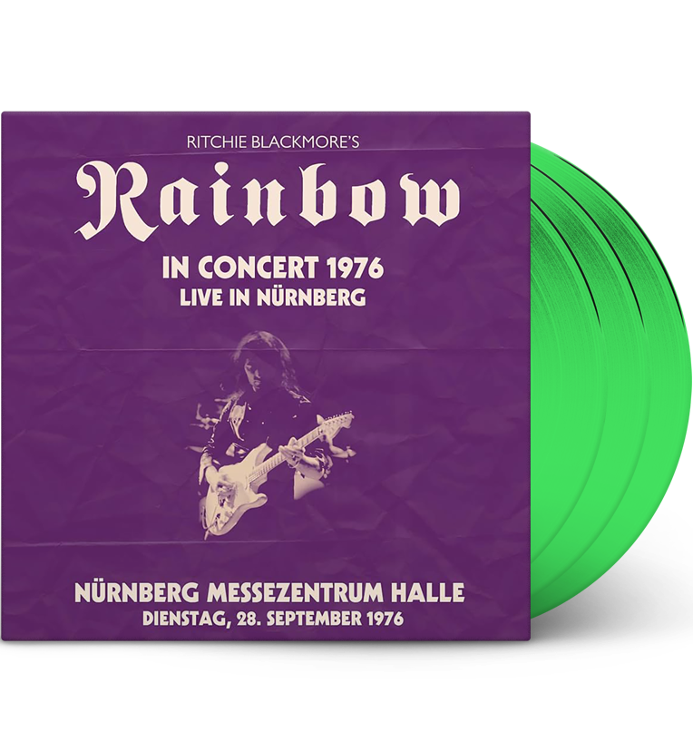 Ritchie Blackmore’s Rainbow – Live in Nürnberg 1976 (Triple-LP on Opaque Green Vinyl)