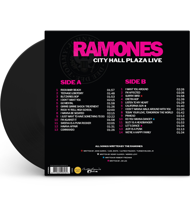 Ramones – City Hall Plaza Live (12-Inch Album on 180g Vinyl)