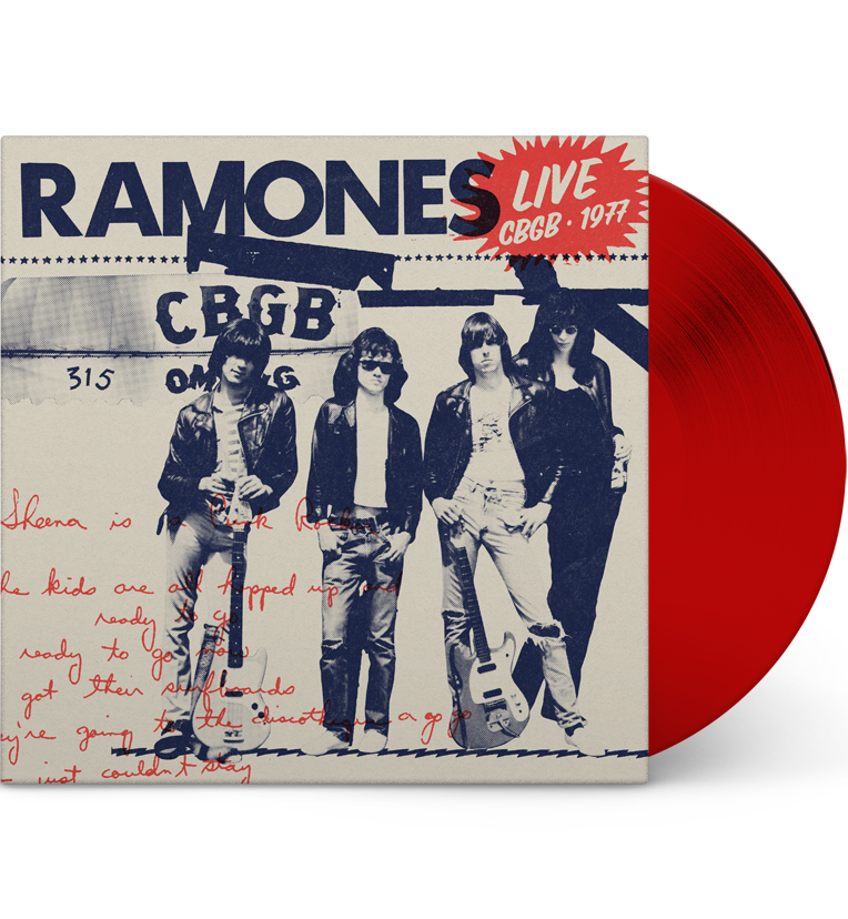 Ramones – Live at CBGB, 1977 (RSD Black Friday 2025 Limited Edition 12-Inch Album on Translucent Red Vinyl)