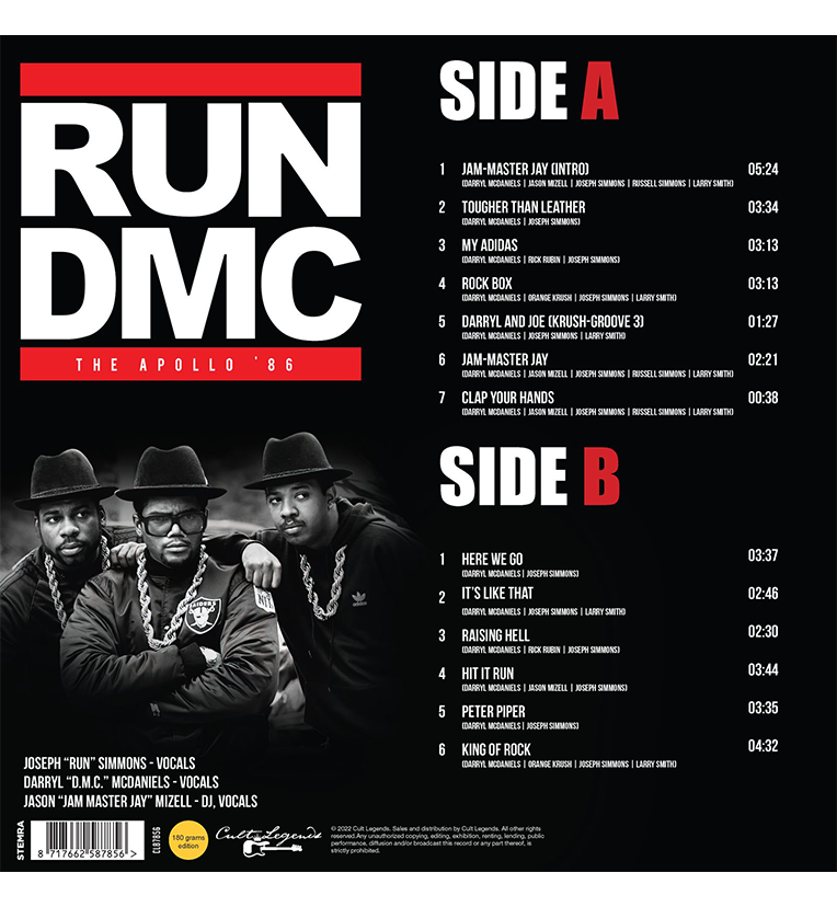 Run-DMC – The Apollo ’86 (12-Inch Album on 180g Vinyl)