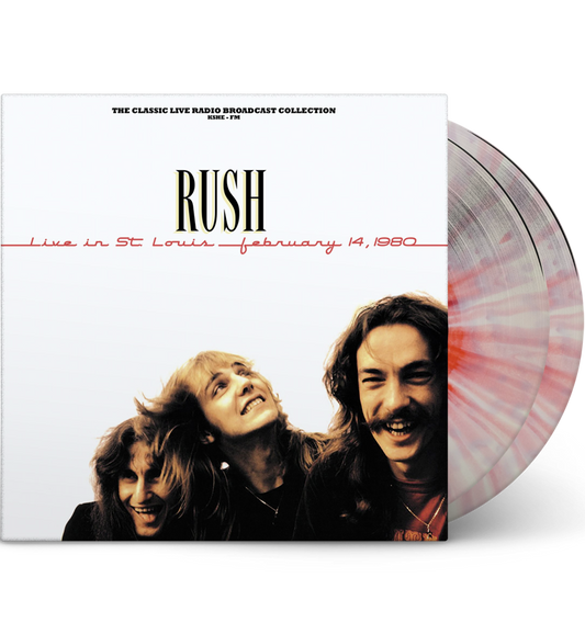 Rush – Live in St. Louis, 1980 (Limited Edition Double-LP on 180g White/Red Splatter Vinyl)