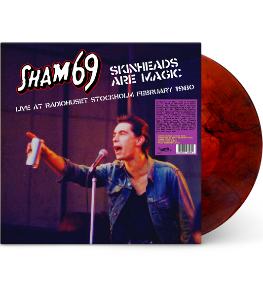 Sham 69 – Skinheads Are Magic: Live in Stockholm, 1980 (RSD 2024 Limited Edition 12-Inch Album on Red Marble Vinyl)