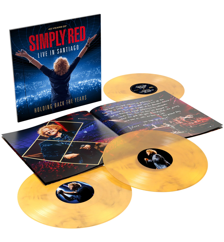 Simply Red – Holding Back the Years: Live in Santiago (Limited Edition Triple-LP on Marble Vinyl)