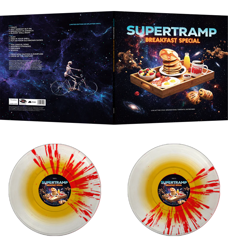 Supertramp – Breakfast Special (Limited Edition Double-LP on Fried Egg w/ Ketchup Splatter Vinyl)