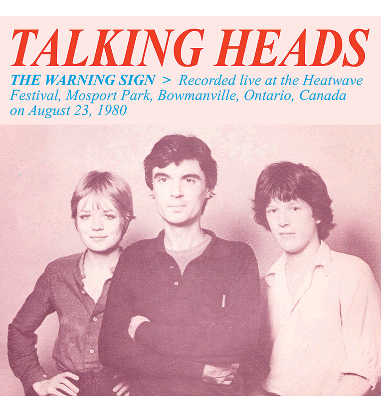 Talking Heads – The Warning Sign: Live in Canada, 1980 (Limited Edition 12-Inch Album on Blue Vinyl)