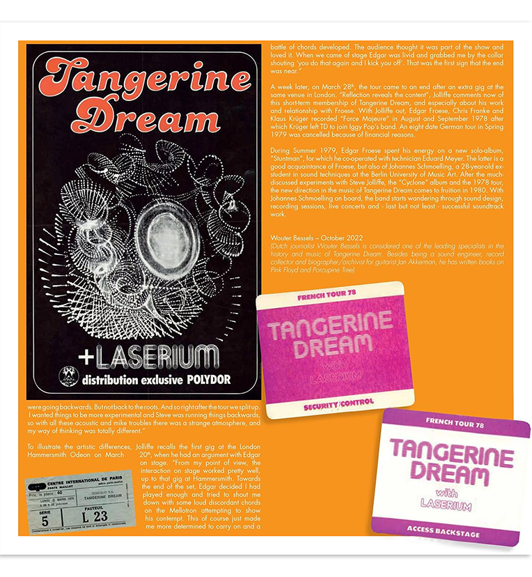 Tangerine Dream – Live in Paris, 6 March 1978 (RSD 2023 Limited Edition Triple-LP on Split-Coloured Vinyl)