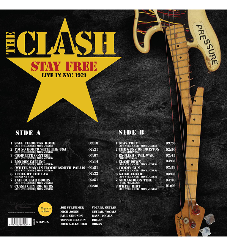 The Clash – Stay Free: Live in NYC, 1979 (12-Inch Album on 180g Vinyl)