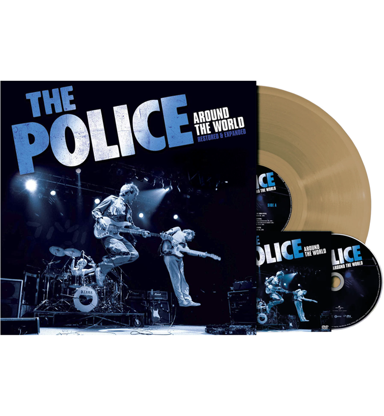 The Police – Around the World: Restored & Expanded (Limited Edition 12-Inch Album on Gold Vinyl with DVD)