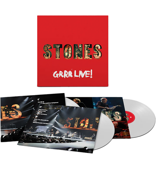 The Rolling Stones – Grrr Live! (Limited Edition Triple-LP on 180g White Vinyl)
