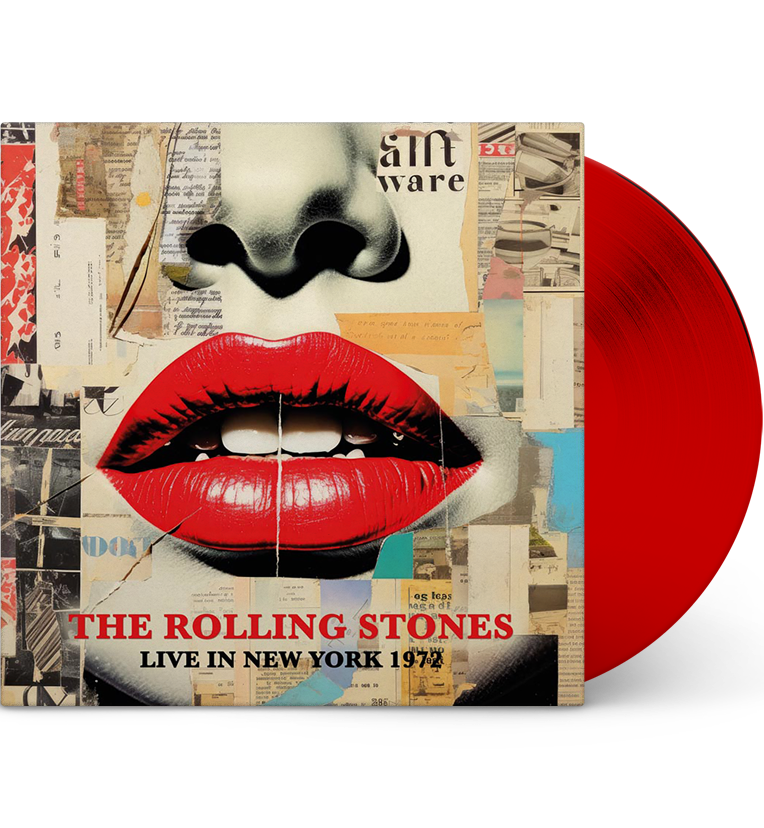 The Rolling Stones – Live in New York, 1972 (Limited Edition 12-Inch Album on Red Vinyl)