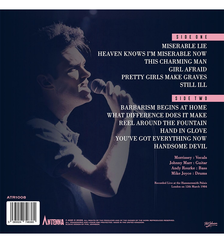 The Smiths – Reel Around the Palais: Live in London, 1984 (Limited Edition 12-Inch Album on Pink Vinyl)