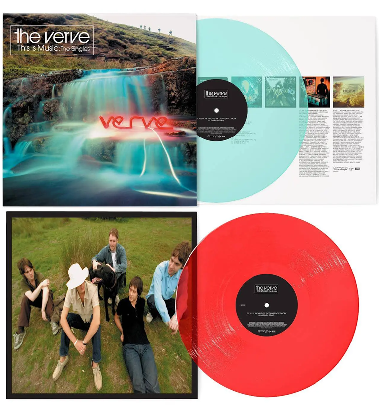 The Verve – This Is Music: The Singles (Double-LP on Coke Bottle Clear & Transparent Red Vinyl)