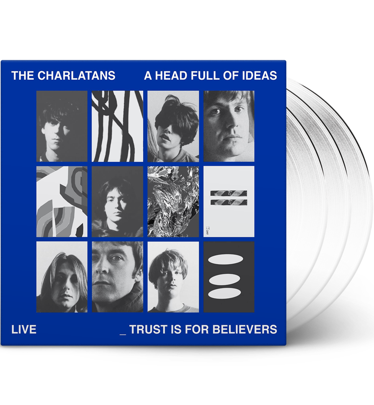 The Charlatans – A Head Full of Ideas (Triple-LP on Opaque White Vinyl)