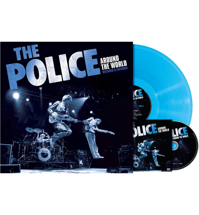 The Police – Around the World: Restored & Expanded (Limited Edition 12-Inch Album on Opaque Blue Vinyl with DVD)