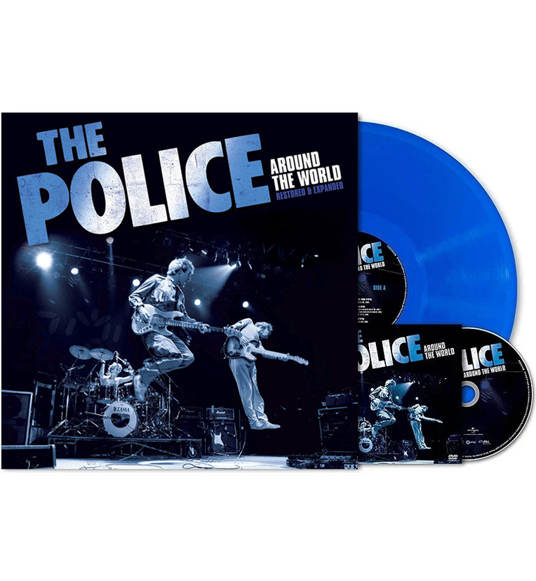 The Police – Around the World: Restored & Expanded (Limited Edition 12-Inch Album on Opaque Blue Vinyl with DVD)