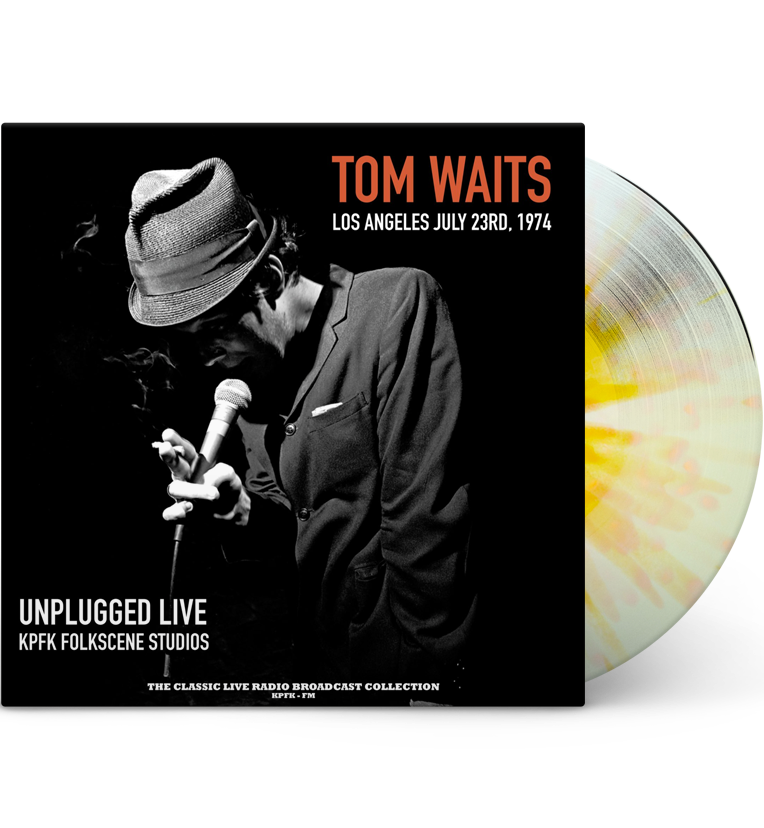 Tom Waits – Unplugged: Live at Folkscene Studios, 1974 (Limited Edition 12-Inch Album on 180g White/Orange Splatter Vinyl)