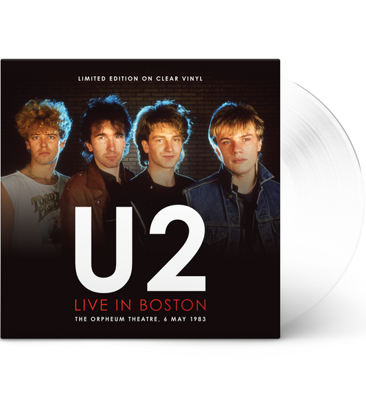 U2 – Live in Boston (Limited Edition 12-Inch Album on Clear Vinyl)