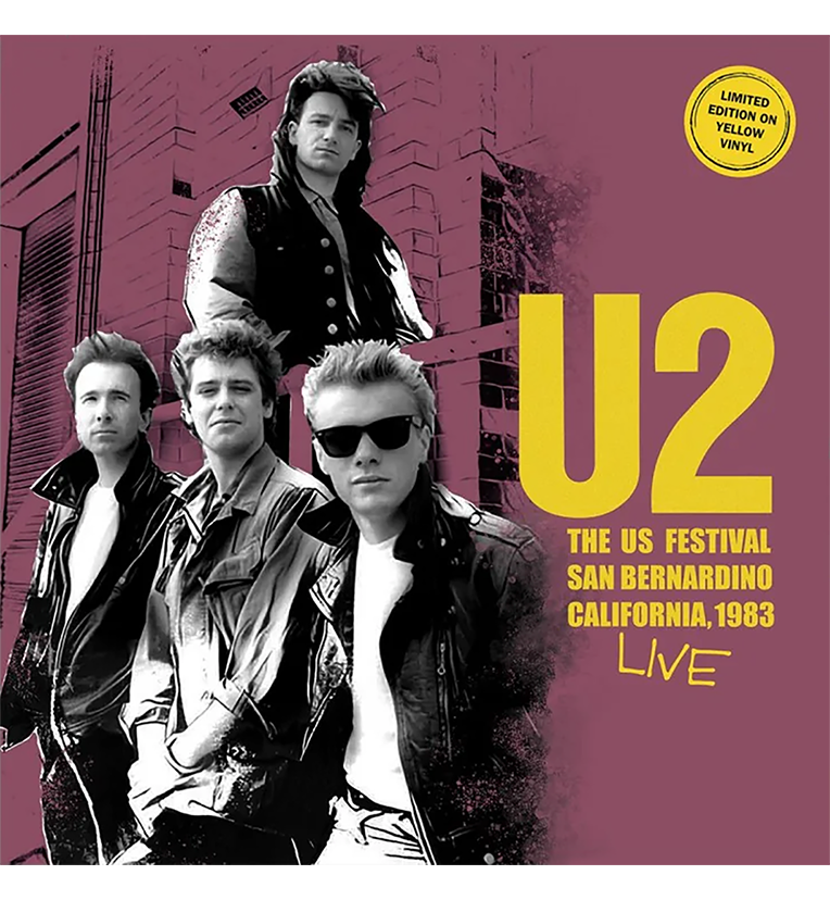 U2 – The US Festival, San Bernardino, California, 1983 (Limited Edition 12-Inch Album on Yellow Vinyl)