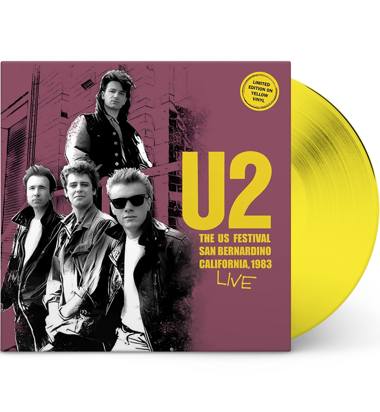 U2 – The US Festival, San Bernardino, California, 1983 (Limited Edition 12-Inch Album on Yellow Vinyl)