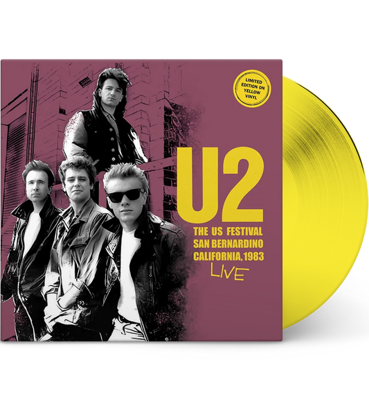 U2 – The US Festival, San Bernardino, California, 1983 (Limited Edition 12-Inch Album on Yellow Vinyl)