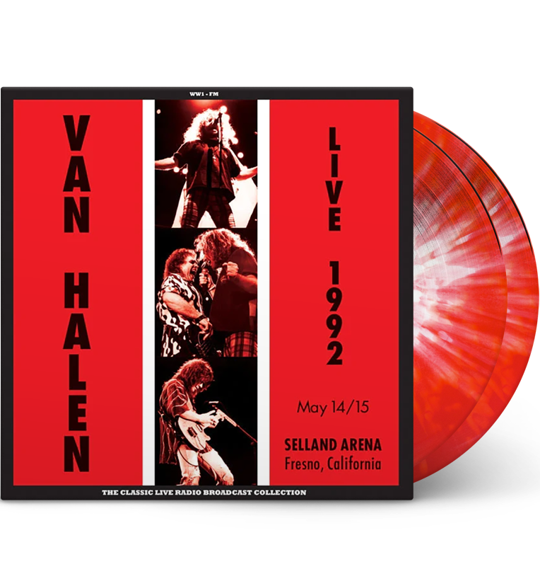 Van Halen – Live 1992: Selland Arena, Fresno, California (Limited Edition Double-LP on 180g Red/White Splatter Vinyl)