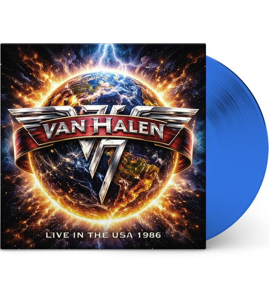Van Halen – Live in the USA 1986 (Limited Edition 12-Inch Album on Blue Vinyl)