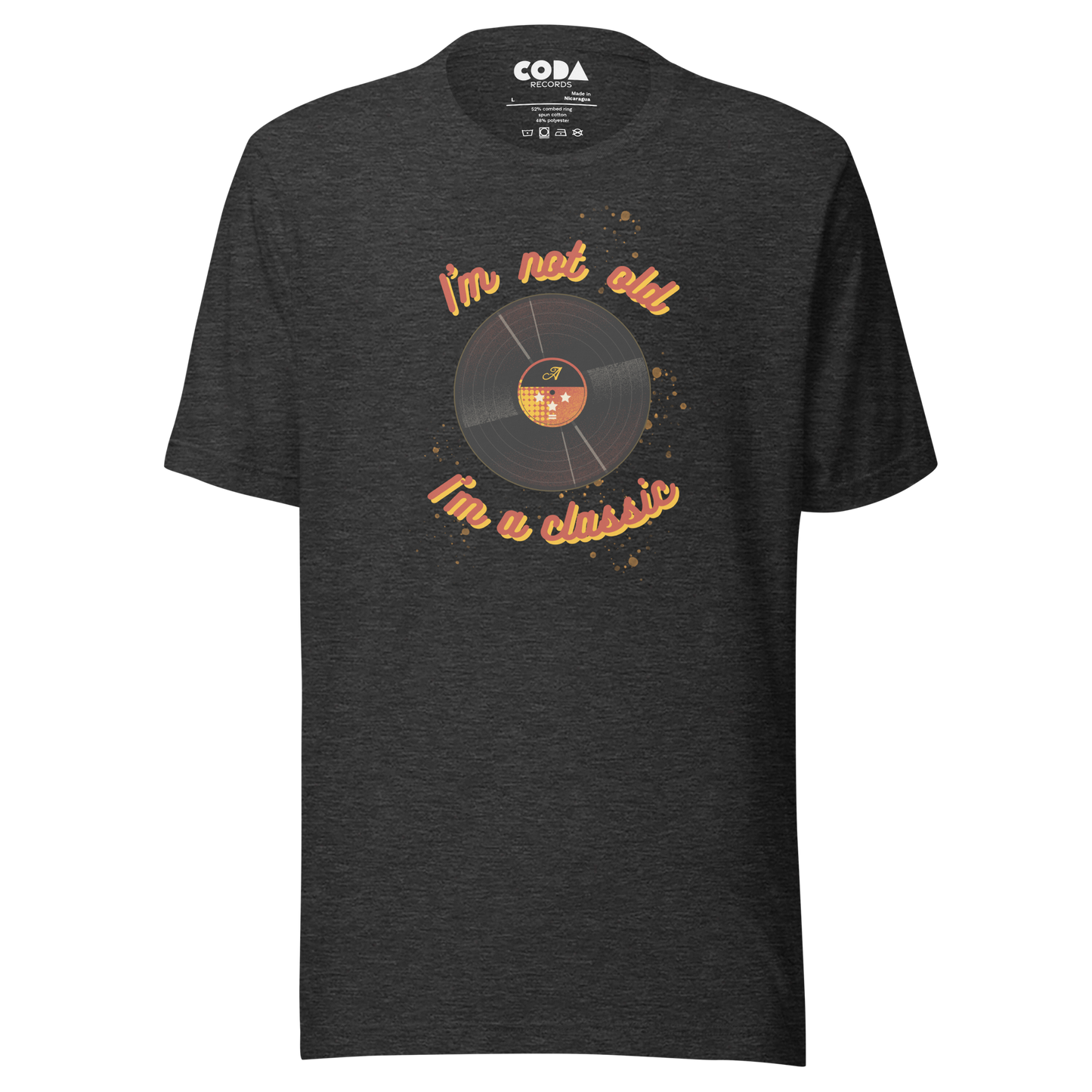 'I'm Not Old, I'm a Classic' Men's T-Shirt (Dark Heather, Size L)