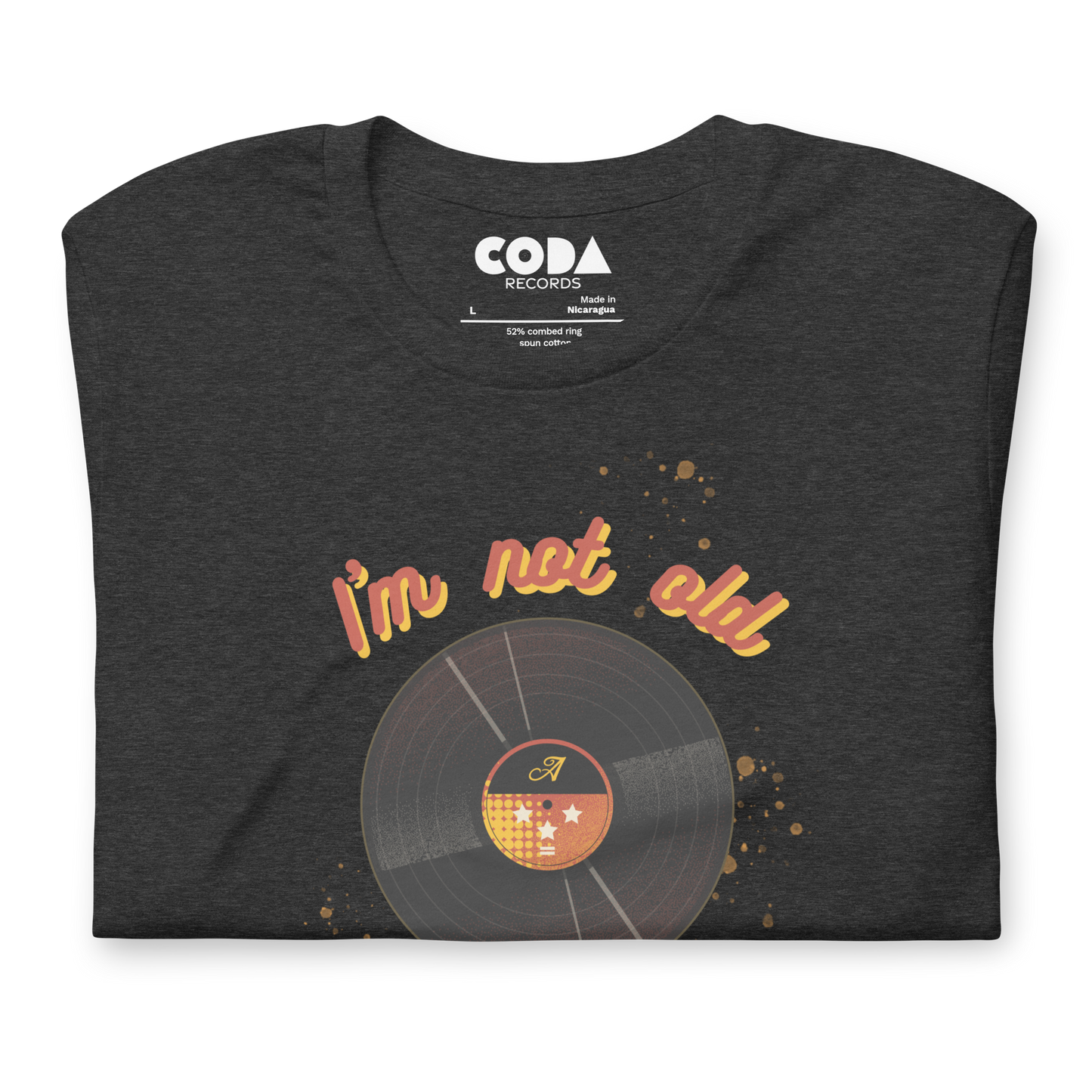 'I'm Not Old, I'm a Classic' Men's T-Shirt (Dark Heather, Size L)