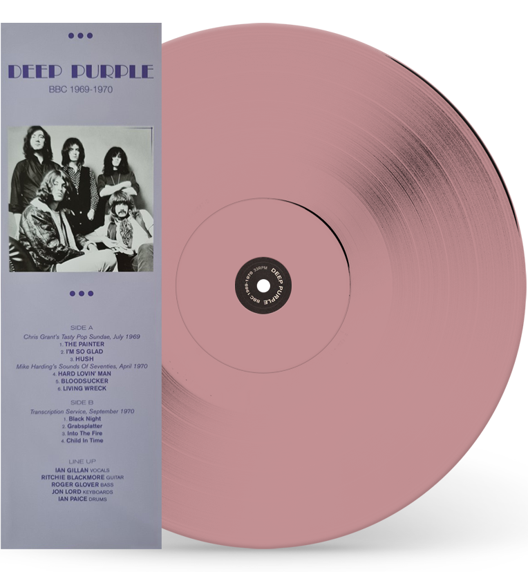 Deep Purple – BBC 1969–1970 (12-Inch Album on Pink Vinyl)
